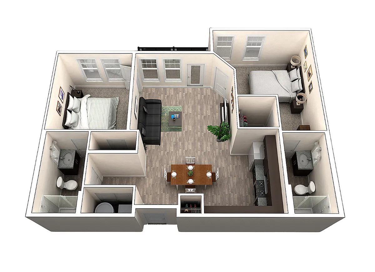 Floor plan Flat 201