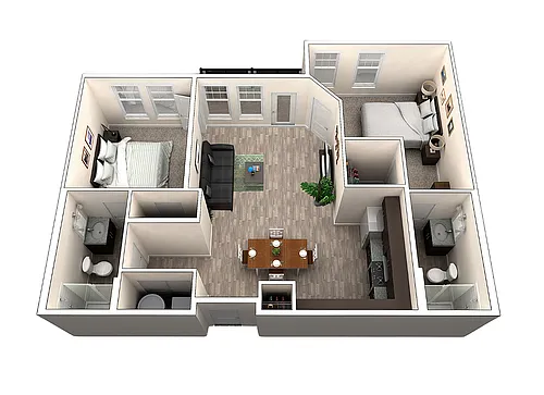 Floor plan Flat 201