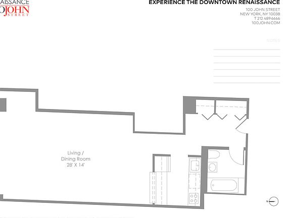 2nd image of 100 John St APT 2304