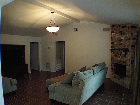 Bright, open living room with high ceilings
