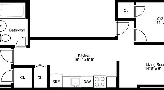 2nd image of 327 E 116th St #3A