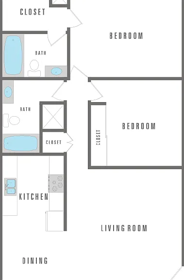 2 Bed 2 Bath 2 Bed 2 Bath