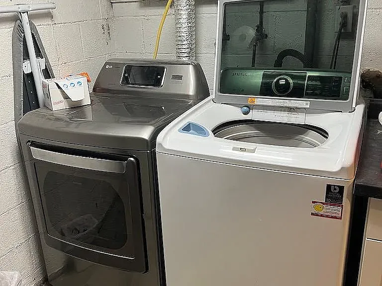 Washer and dryer included in rent