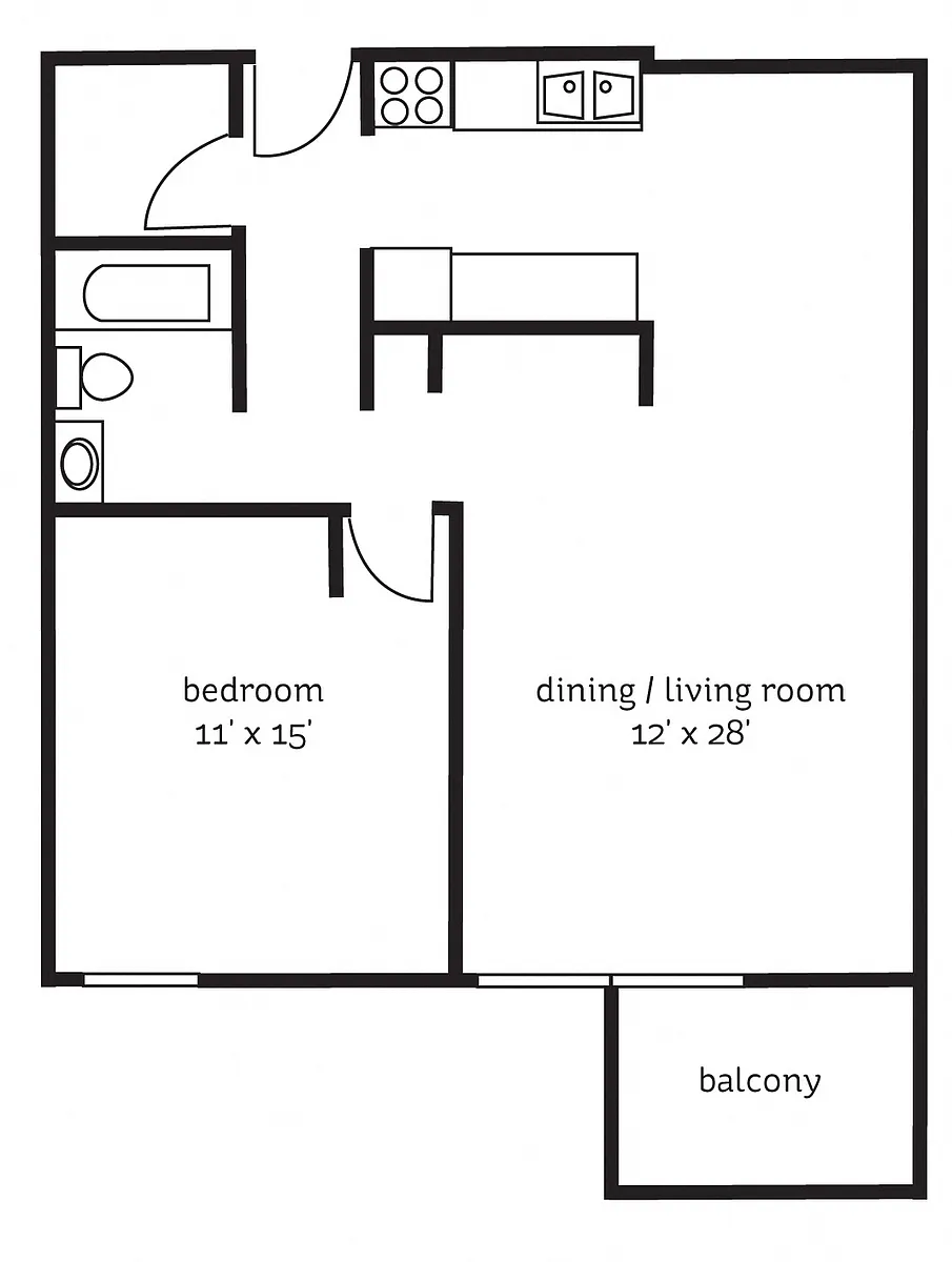 Floor plan The York