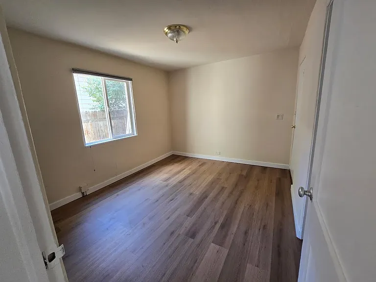Bedroom, similar layout, not exact flooring