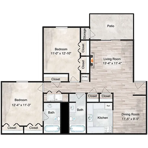 Floor plan Huntington