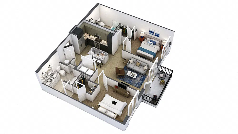 Floor plan United - B2