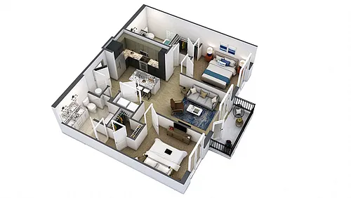 Floor plan United - B2