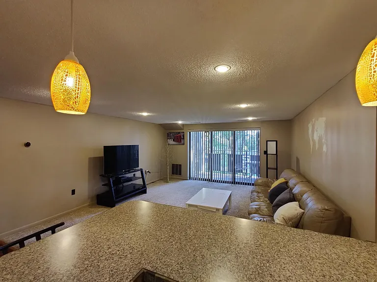 Living room over bar