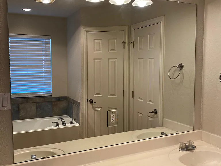 Master Bath - double sinks, garden tub, double walk-in closets