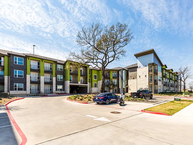 Entrance of Urban North with circle drive