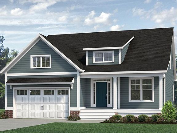 The Riverton - Craftsman A Front Load Garage