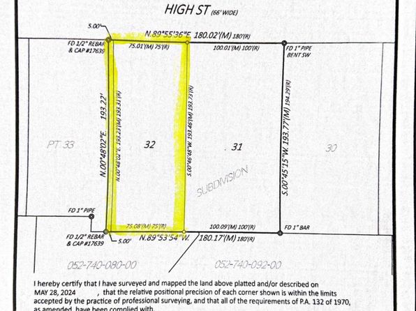LOT 32 W High St, Greenville, MI 48838