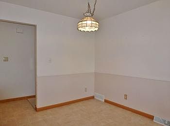 Dining area is right in the kitchen and steps away from the living room.