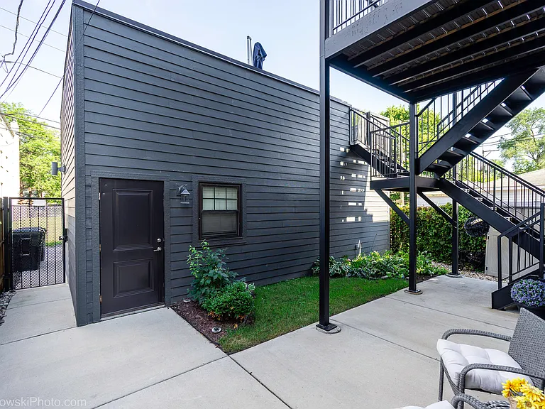 Entrance to garage