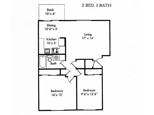 Floor plan 2X1