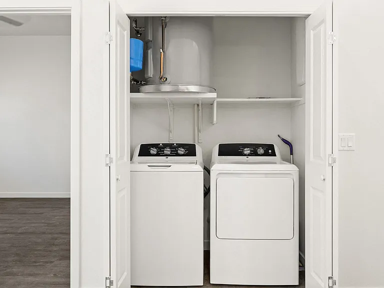 In-Unit Washer & Dryer - Three Bedroom Santa Rita Floorplan
