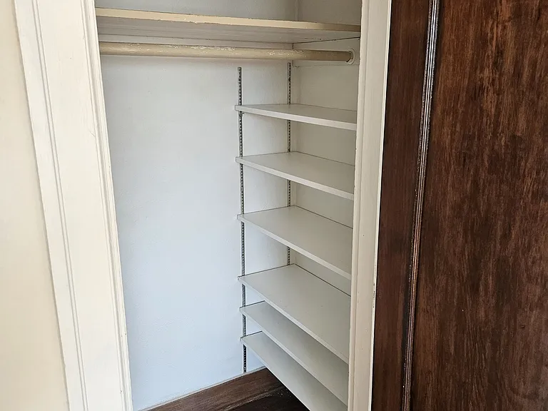 closet in dining area
