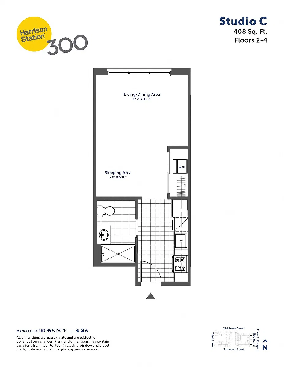 Floor plan Studio C