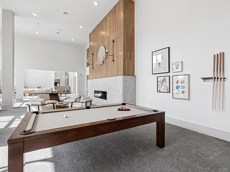 Clubhouse with Billiards, Ping Pong, & Foosball