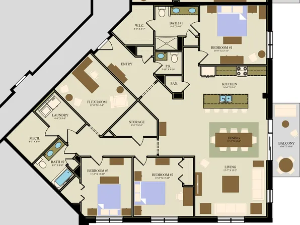 Suites 205, 305 Plan, 117 On The Boulevard