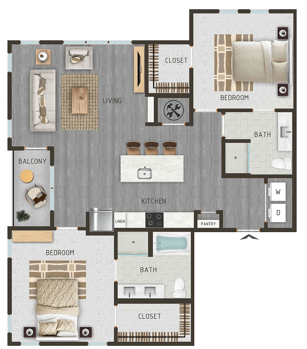 Floor plan B3