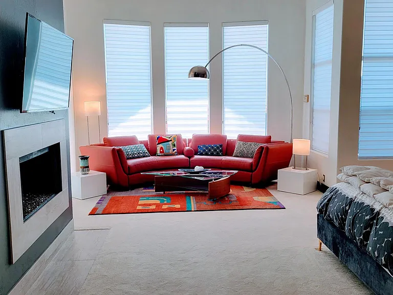 Watch TV, curl up with a good book or just gaze out the window at your own piece of heaven