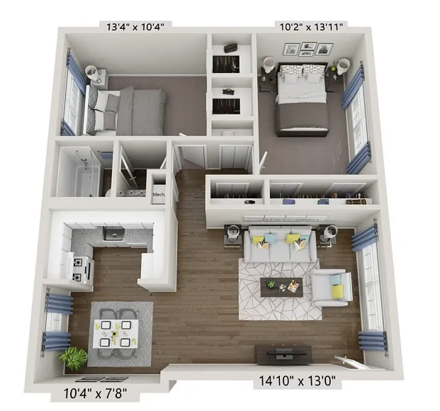 Floor plan 2X1