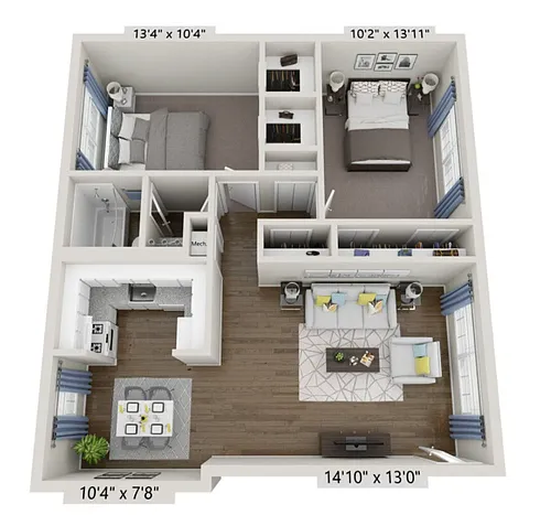 Floor plan 2X1