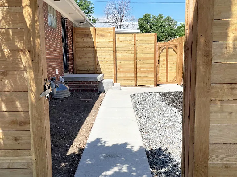 Private yard