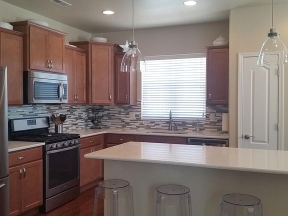 Spacious Kitchen with large island and attached dining room.