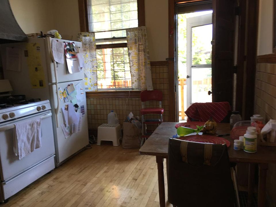 Kitchen looking onto back east facing porch