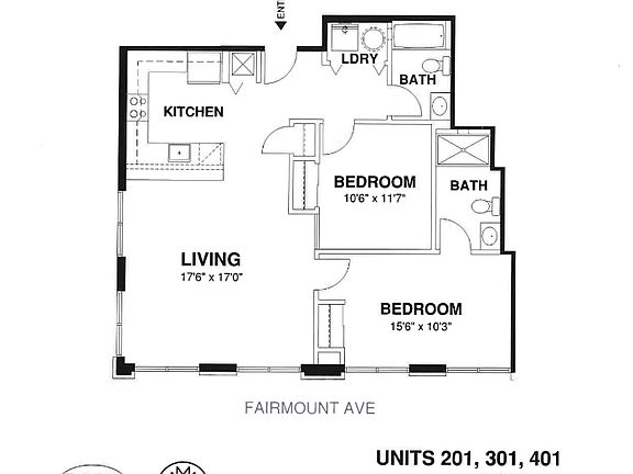 5th image of 1701 Fairmount Ave #401