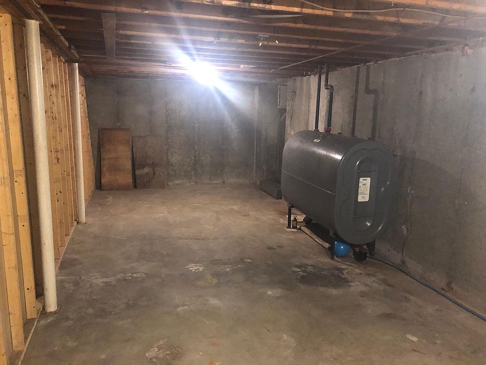 2 large storage areas or game rooms in basement