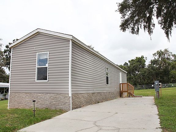 Concrete driveway. 