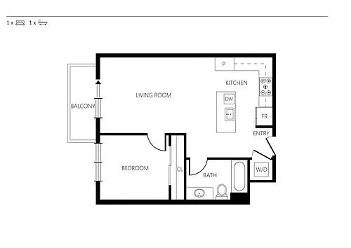 Floor plan 1D