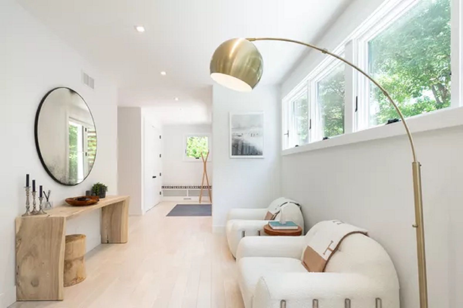 Welcoming entry with large seating/waiting room