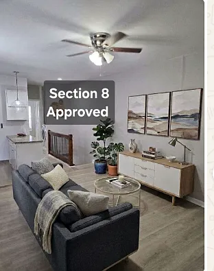 Spacious living room