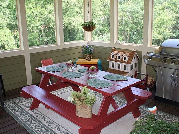 Wooded privacy in back
