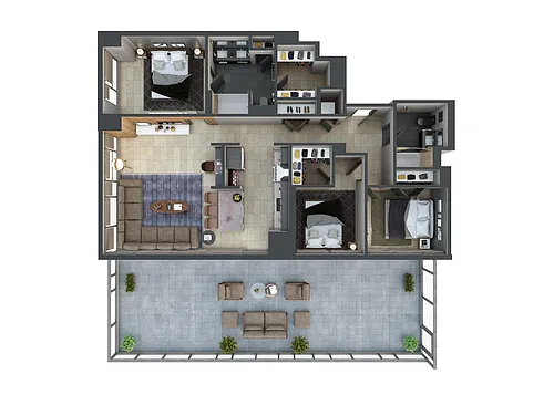 Floor plan PH10
