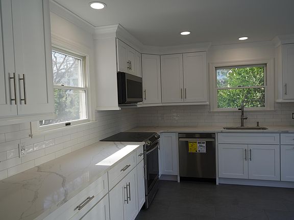 Fully updated kitchen with area for large table and/or island and pantry