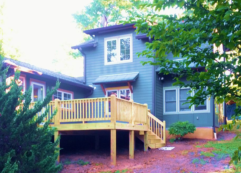 new deck before stain