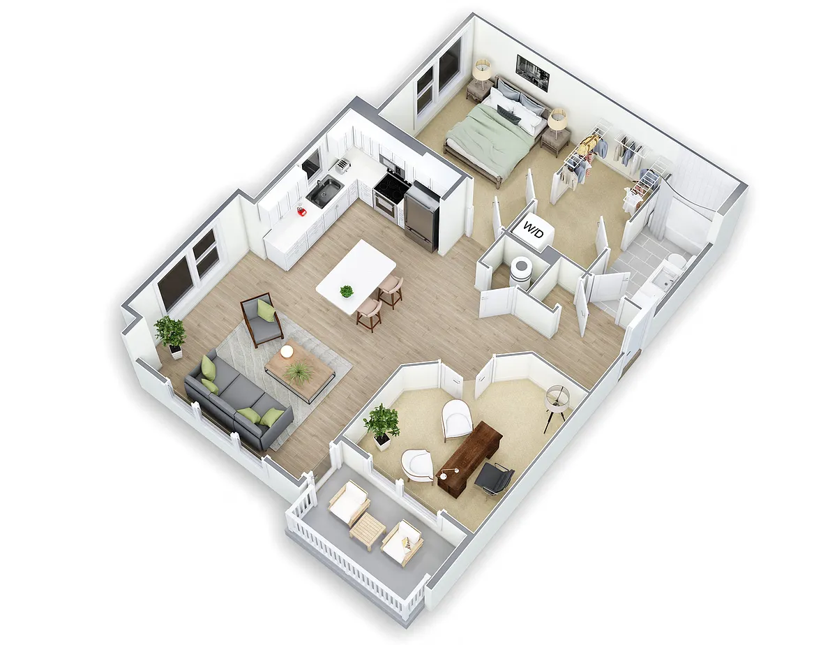 Floor plan Pear with Study