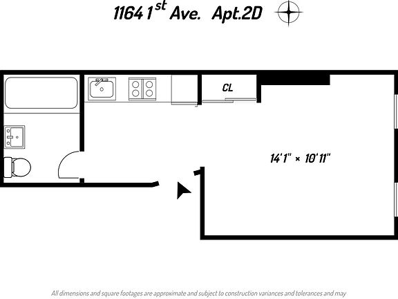 2nd image of 1164 1st Ave #D2