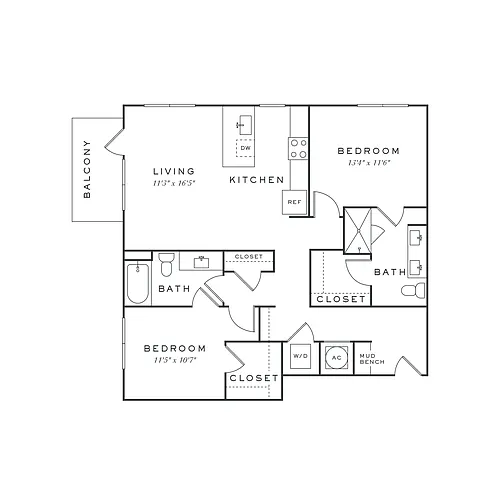 Floor plan B3
