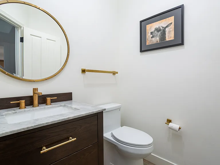 powder bath on main level