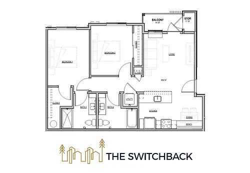 Floor plan 2 Bredroom