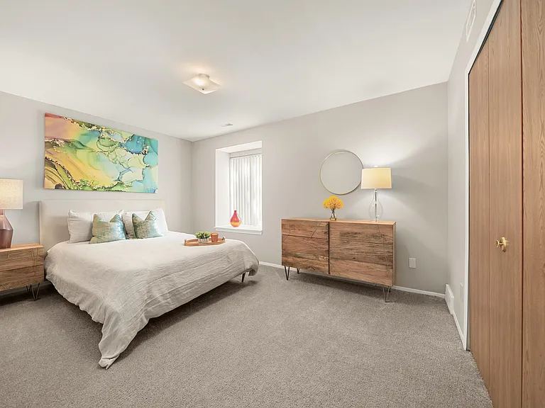 Spacious Bedroom at Lakeside Village Apartments Clinton Township MI