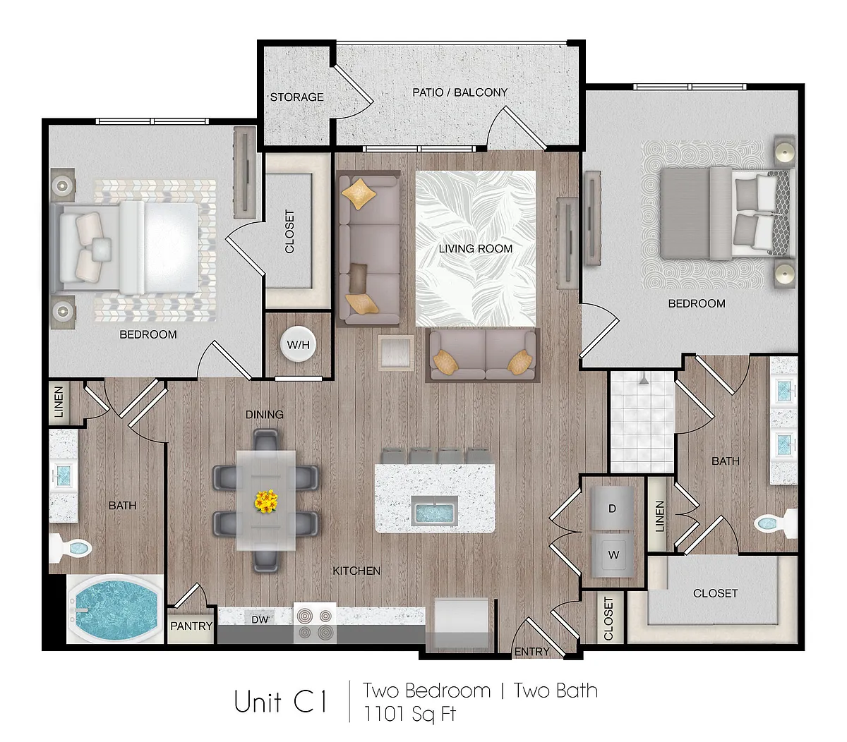 Floor plan C1