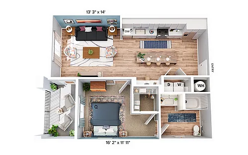 Floor plan A1-A